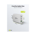 Goobay USB-C™ PD GaN multiport kiirlaadija (100 W) valge