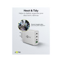 Goobay USB-C™ PD GaN multiport kiirlaadija (100 W) valge