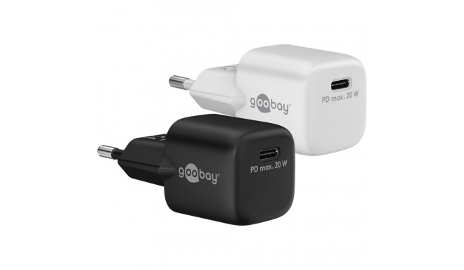 Goobay USB-C™ PD GaN kiirlaadija Nano (20 W) valge