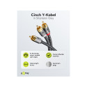 Goobay RCA Y-Cable, 10 m 10 m
