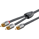 Goobay RCA Y-Cable, 2 m 2 m