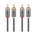Goobay stereo RCA kaabel, 0,5 m