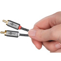 Goobay stereo RCA kaabel, 0,5 m