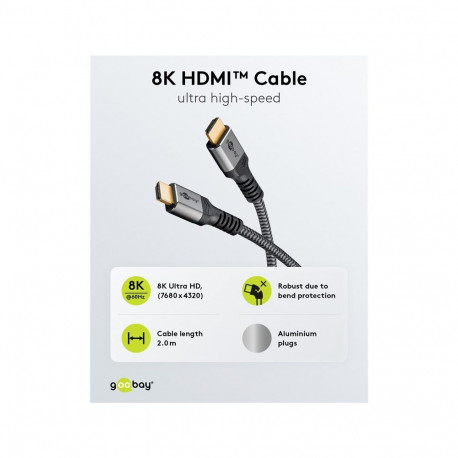 Goobay HDMI kaabel Ultra High Speed 2m