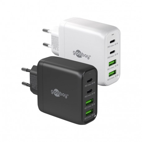Goobay USB-C™ PD GaN Multiport Fast Charger (68 W) black black