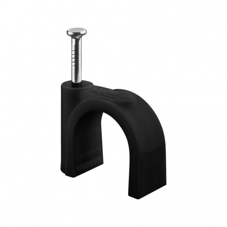 Goobay Cable Clip 16 mm, black 16 mm