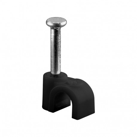 Goobay Cable Clip 4 mm, black 4 mm