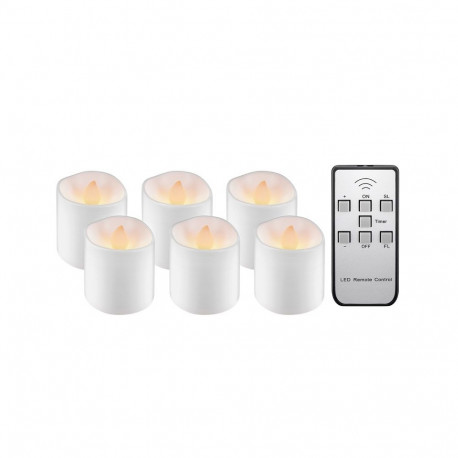 Goobay Set of 6 LED Tea Lights