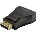 Goobay DisplayPort™/VGA Adapter 1.1, gold-plated black