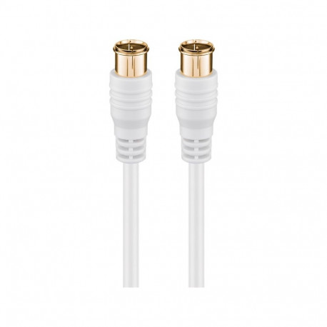 Goobay F-Quick SAT antennikaabel (80 dB), topeltvarjestatud 1,5 m