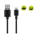 Goobay Micro-USB Charging and Sync Cable, Spiral Cable