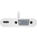 Goobay USB-C™ Adapter to VGA, PD, White