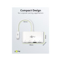 Goobay USB-C™ Multiport Adapter to HDMI™ and Ethernet, PD, White