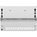 Goobay CAT 6a Mini Desktop Patch Panel, 8 Port grey