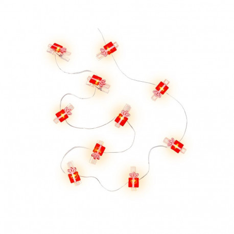 Goobay 10 LED fotoklippide valguskett "Gift"