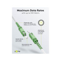 Goobay Fibre-optic Cable (FTTH), Singlemode (OS2) White,(Simplex) 2 m