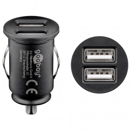 Goobay kahe USB-ga autolaadija (15,5 W)