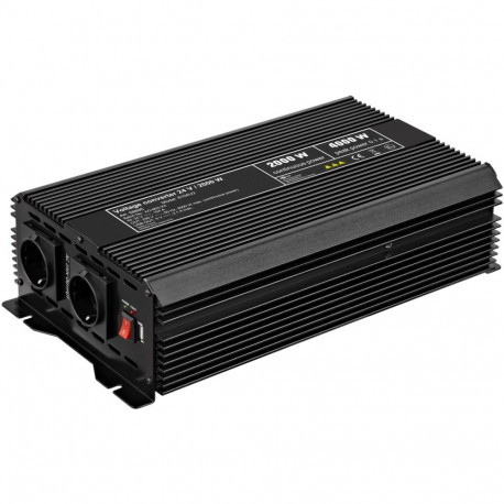 Goobay pingemuundur DC/AC (24 V - 230 V/2000 W) USB