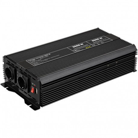 Goobay Voltage Converter DC/AC (12 V - 230 V/3000 W) USB