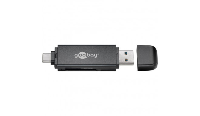 Goobay USB 3.0, USB-C™ 2in1 Card Reader