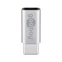 Goobay USB-C™ to USB 2.0 Micro-B Adapter, silver