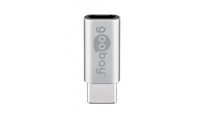 Goobay USB-adapter Micro-USB - USB-C, hõbedane