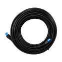 Goobay CAT 6A välitingimuste patch-kaabel, U/UTP, must 20 m