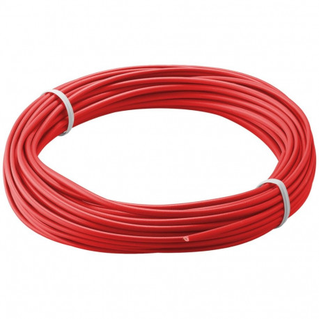 Goobay Insulated Copper Wire, 10 m, red
