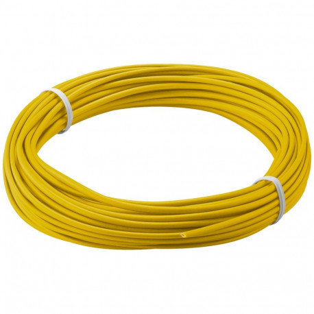 Goobay Insulated Copper Wire, 10 m, yellow