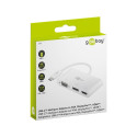 Goobay USB-C™ multiport adapter VGA, DisplayPort™, HDMI™ jaoks