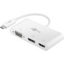 Goobay USB-C™ multiport adapter VGA, DisplayPort™, HDMI™ jaoks