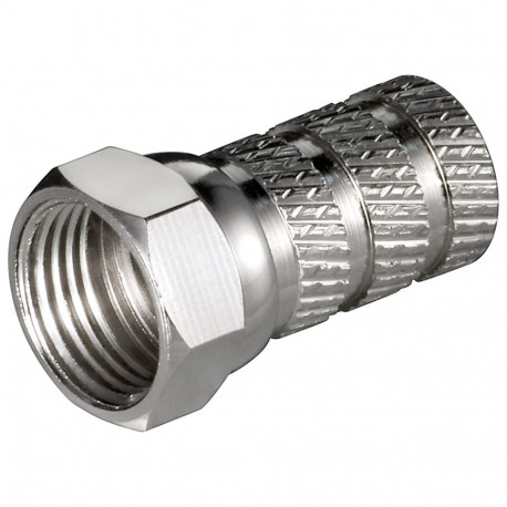 Goobay keeratav F-pistik 5.2 mm vask (100 tk)