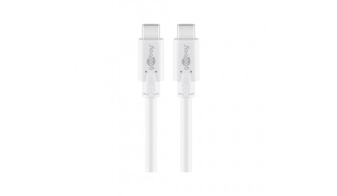 Goobay USB-C Cable, 1 m, white 1 m