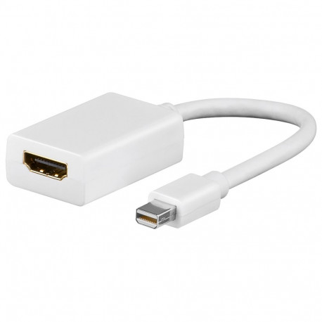 Goobay Mini DisplayPort™/HDMI™ Adapter Cable 1.1 0.15 m