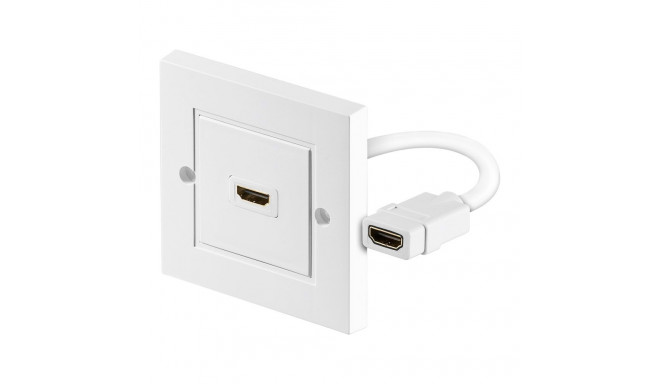 Goobay HDMI Wall Socket, gold-plated