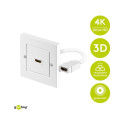 Goobay HDMI™ Wall Socket, gold-plated