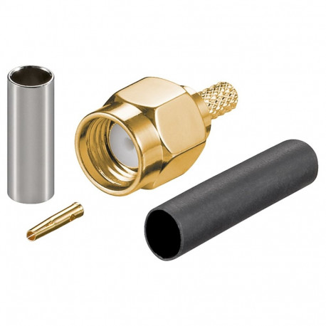Goobay RP-SMA Crimp Plug RG 174/RG 316