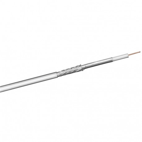 Goobay 100 dB SAT Coaxial Cable, Double Shielded, CCS 250 m