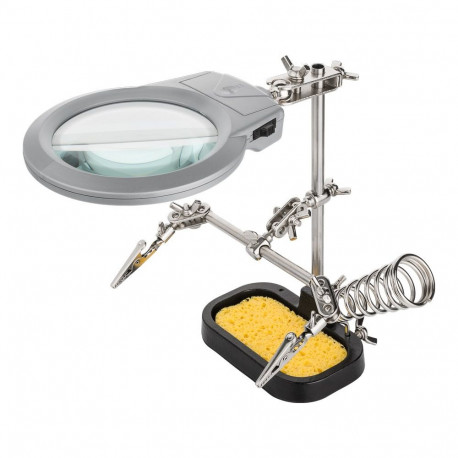 Goobay jootmise abivahend suurendusklaasiga – kolmas käsi