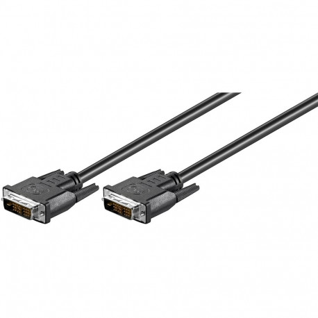 Goobay DVI-D Full HD Cable Single Link, nickel-plated 2 m