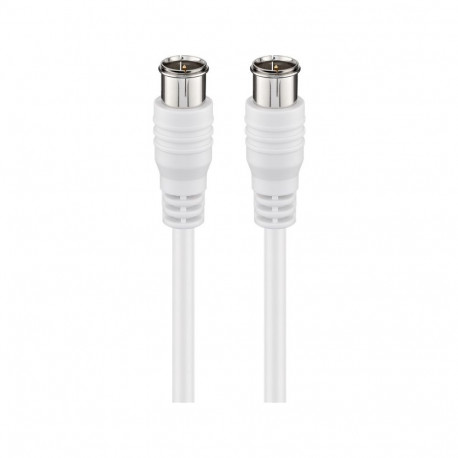 Goobay F-Quick SAT ühenduskaabel (80 dB), topeltvarjestatud 2,5 m