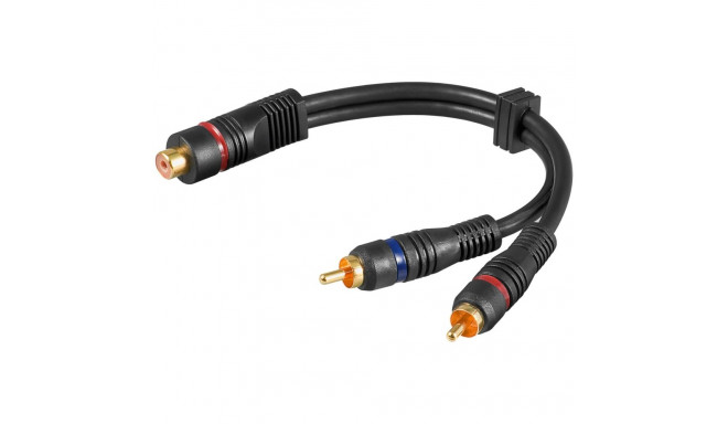 Goobay Audio Y Cable Adapter 0.2 m