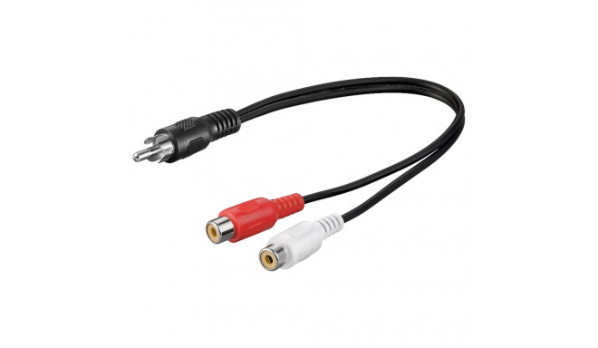 Goobay Audio Y Cable Adapter 0.2 m