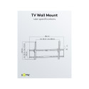 Goobay TV wall mount Basic TILT (XL)