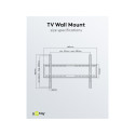 Goobay TV wall mount Basic FIXED (L)