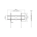 Goobay TV wall mount Basic FIXED (XL)