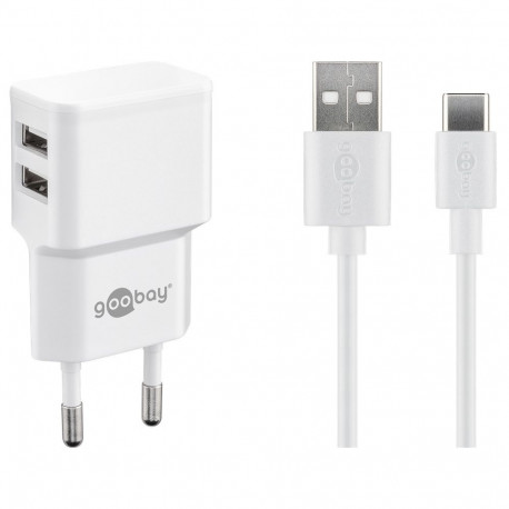 Goobay 12 W USB-C Charger Set