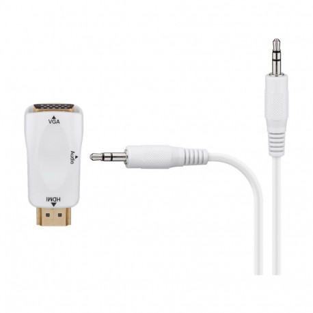 Goobay Compact HDMI™/VGA-Adapter Incl. Audio