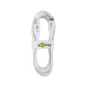 Goobay Lightning USB-C™ laadimis- ja sünkroonimiskaabel, 1 m, valge