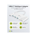 Goobay USB-C™ multiport-adapter 3x USB-A, kaardilugeja